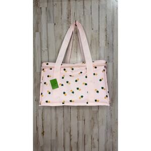 NWT Kate Spade‎ NY Pink Pineapple Print Insulated Cooler Bag